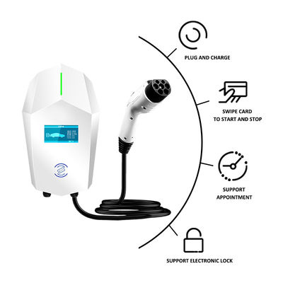 Estación de carga EVSE de 7 kW 11kw cargador de EV de 50 amperios OEM