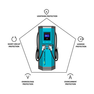 La potencia de salida del cargador de vehículos eléctricos es de 240 kW